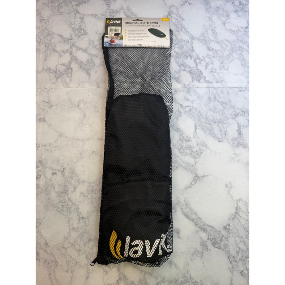 Lavika Universal Kayak Cockpit Cover Black PS1404 Water Repellent Breathable